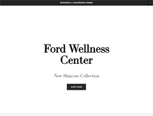 Tablet Screenshot of fordwellnesscenter.com